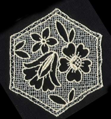 Embroidery Design: Lace 2nd Ed. vol1 #4<br>3.09" x 3.60" | Embroidery Legacy Embroidery Design: Lace 2nd Ed. vol1 #4<br>3.09" x 3.60"