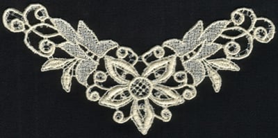 Embroidery Design: Lace 2nd Ed. vol4 #2<br>6.24" x 3.27"