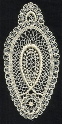 Embroidery Design: Lace 2nd Ed. vol3 #1<br>3.09" x 5.80"