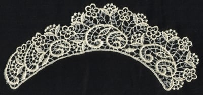 Embroidery Design: Lace 2nd Ed. vol3 #3<br>8.69" x 4.21"