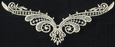 Embroidery Design: Lace 2nd Ed. vol5 #8<br>7.62" x 3.67"