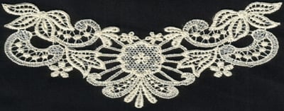 Embroidery Design: Lace 2nd Ed. vol4 #9<br>7.46" x 3.03"