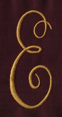 Embroidery Design: FM Center E<br>1.36" x 3.02"