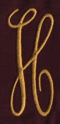 Embroidery Design: FM Center H<br>1.33" x 3.01"