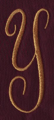 Embroidery Design: FM Center Y<br>1.33" x 3.02"