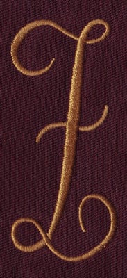 Embroidery Design: FM Center Z<br>1.33" x 3.02"