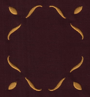 Embroidery Design: FM Acecnt 9<br>3.46" x 3.91" | Embroidery Legacy Embroidery Design: FM Acecnt 9<br>3.46" x 3.91"