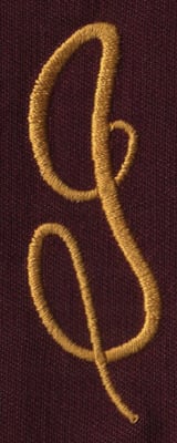 Embroidery Design: FM Left I<br>0.95" x 2.72"