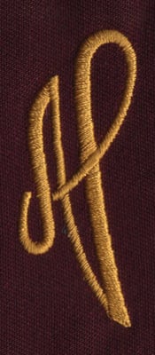 Embroidery Design: FM Left N<br>0.94" x 2.22" | Embroidery Legacy Embroidery Design: FM Left N<br>0.94" x 2.22"