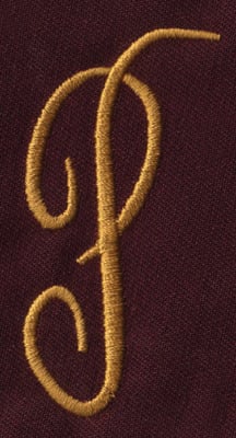 Embroidery Design: FM Left P<br>1.21" x 2.79"