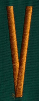 Embroidery Design: OM Center V<br>0.83" x 2.75"