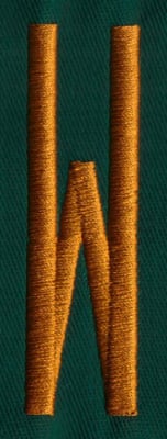 Embroidery Design: OM Center W<br>0.82" x 2.75" | Embroidery Legacy Embroidery Design: OM Center W<br>0.82" x 2.75"