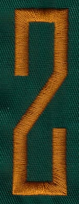 Embroidery Design: OM Center Z<br>0.82" x 2.76"