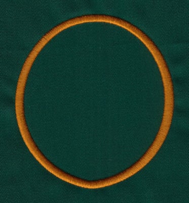 Embroidery Design: OM Accent 4<br>3.87" x 4.24"