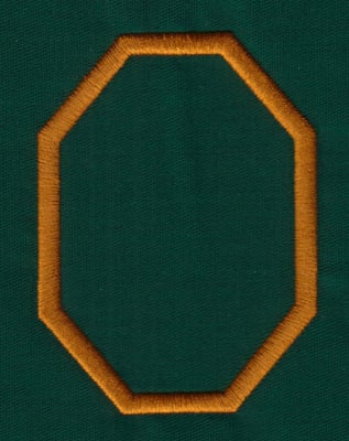 Embroidery Design: OM Accent 12<br>2.74" x 3.74"