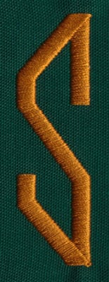 Embroidery Design: OM Left S<br>0.83" x 2.69"