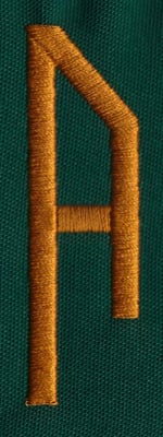 Embroidery Design: OM Right A<br>0.83" x 2.69" | Embroidery Legacy Embroidery Design: OM Right A<br>0.83" x 2.69"