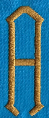 Embroidery Design: PM Center A<br>0.98" x 2.63"