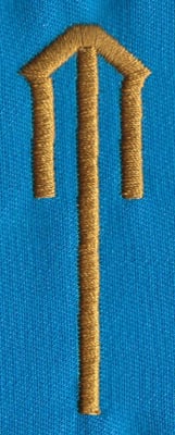 Embroidery Design: PM Center T<br>0.98" x 2.74"