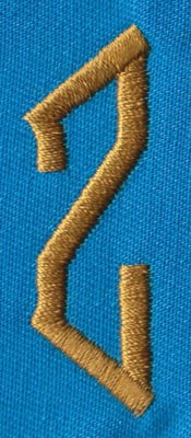 Embroidery Design: PM Left Z<br>0.67" x 2.00"