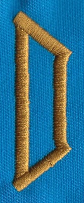 Embroidery Design: PM Right O<br>0.68" x 2.01"