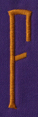Embroidery Design: SM Center F<br>0.71" x 2.76"