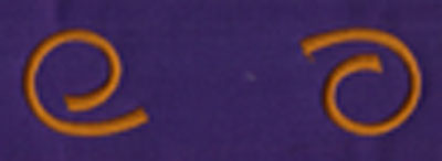 Embroidery Design: SM Acecnt 9<br>4.50" x 1.27"