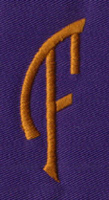 Embroidery Design: SM Left F<br>0.96" x 2.40"
