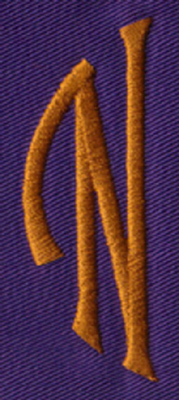 Embroidery Design: SM Left N<br>0.97" x 2.61"