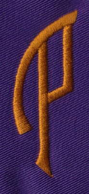 Embroidery Design: SM Left P<br>0.95" x 2.42"