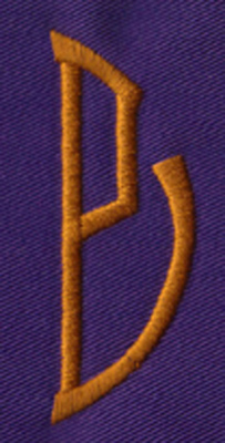 Embroidery Design: SM Right P<br>0.96" x 2.63"