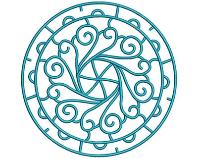 Embroidery Design: Mandalas Vol 3 Design 11<br> 7.69w X 7.69h
