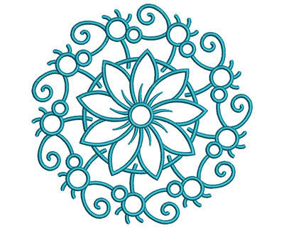 Embroidery Design: Mandalas Vol 3 Design 14<br> 7.59w X 7.59h | Embroidery Legacy Embroidery Design: Mandalas Vol 3 Design 14<br> 7.59w X 7.59h