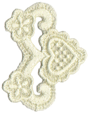 Embroidery Design: Vintage Lace - 12<br>2.35" x 2.75"