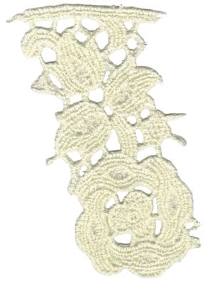 Embroidery Design: Vintage Lace - 33<br>3.67" x 4.65"