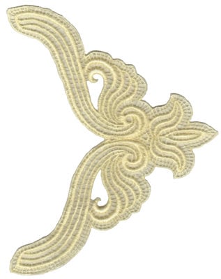 Embroidery Design: Vintage Lace - 35<br>5.40" x 7.09"