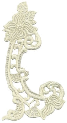 Embroidery Design: Vintage Lace - 36<br>5.04" x 9.69" | Embroidery Legacy Embroidery Design: Vintage Lace - 36<br>5.04" x 9.69"