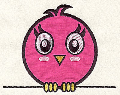 Embroidery Design: Bird on a Wire 1 applique large<br> 4.74w X 5.88h