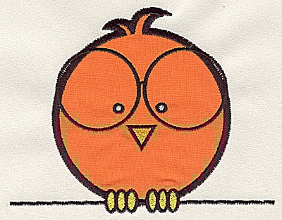 Embroidery Design: Bird on a Wire 7 applique large<br> 7.41w X 5.88h