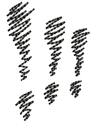Embroidery Design: Exclamation marks<br> 1.38w X 2.00h