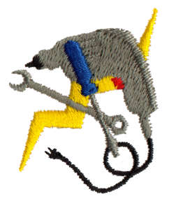 Embroidery Design: Drill<br>1.30" x 1.65"