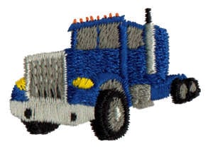 Embroidery Design: Transport Rig<br>1.63" x 1.12"