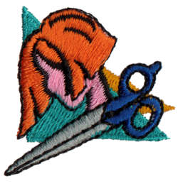 Embroidery Design: Hairdresser<br>1.42" x 1.47"