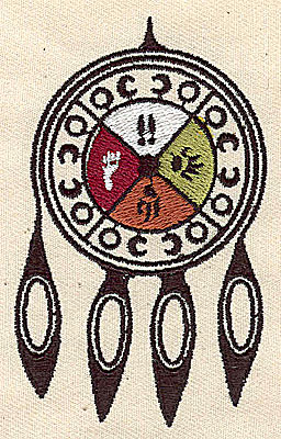 Embroidery Design: Dreamcatcher<br> 2.12w X 3.44h