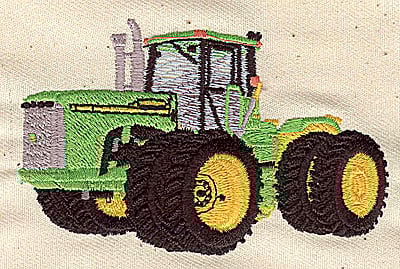 Embroidery Design: Tractor<br> 3.37w X 2.01h | Embroidery Legacy Embroidery Design: Tractor<br> 3.37w X 2.01h
