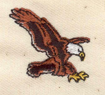 Embroidery Design: Eagle<br> 1.25w X 1.12h