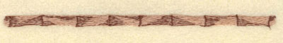 Embroidery Design: Bamboo Pole<br>5.87w X 0.25h