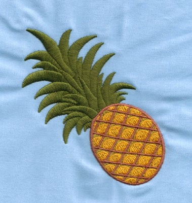 Embroidery Design: Pineapple (large)<br>3.87" x 3.99"