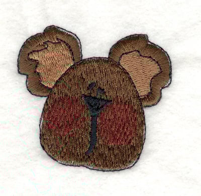 Embroidery Design: Snickerdoodle Bear Think Spring<br>2.31" x 2.20"