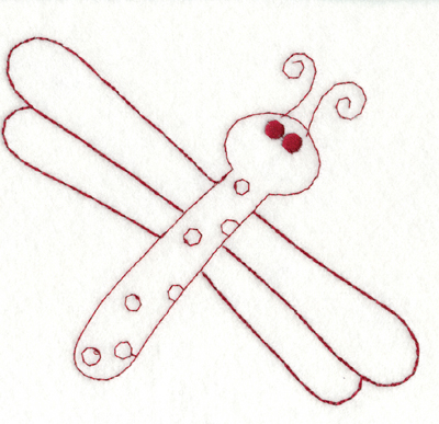 Embroidery Design: Snickerdoodle Butterfly (large)<br>5.60" x 5.06"